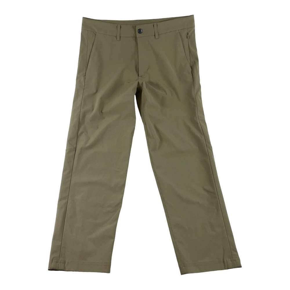 Lululemon Performance Tan Cropped Commuter Pant Size Mens 32 LNWOT